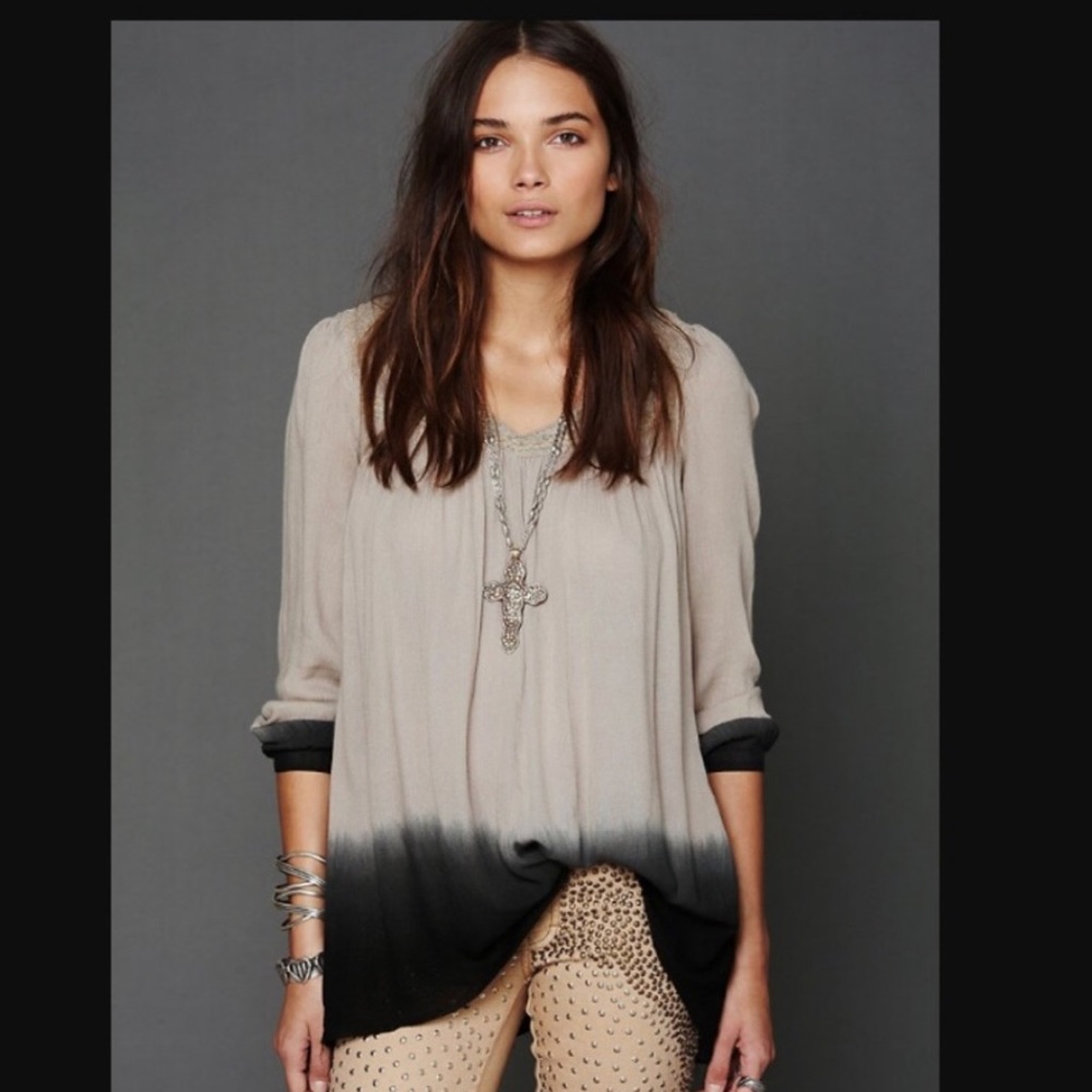 Free People Dip Dye Tunic